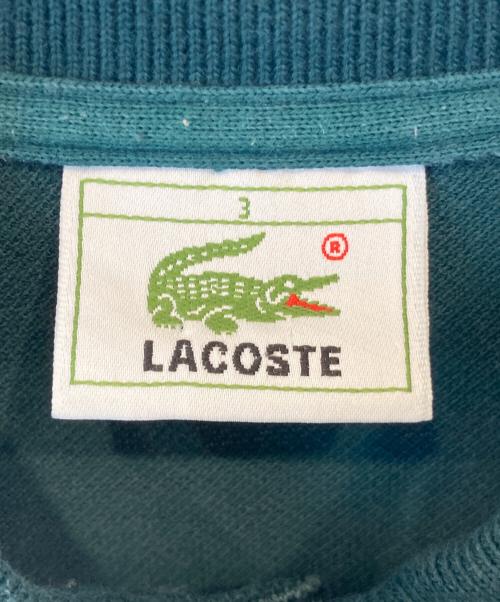 LACOSTE（ラコステ）LACOSTE (ラコステ) ポロシャツ グリーン サイズ:3の古着・服飾アイテム