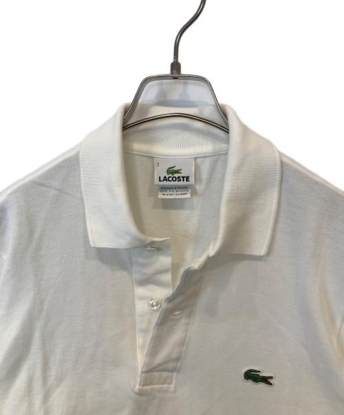 LACOSTE（ラコステ）LACOSTE (ラコステ) ポロシャツ ホワイト サイズ:2の古着・服飾アイテム