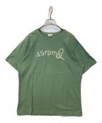 45rpm45アールピーエム）の古着「プリントTシャツ」｜グリーン