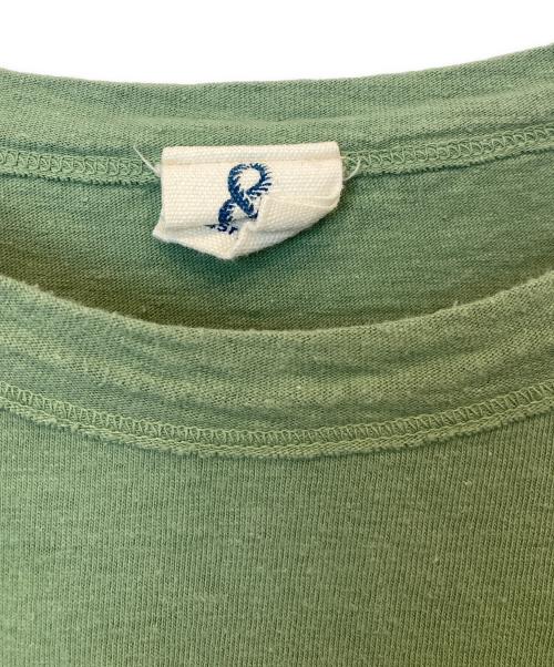 45rpm（45アールピーエム）45rpm (45アールピーエム) プリントTシャツ グリーン サイズ:表示がない為不明の古着・服飾アイテム