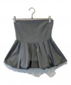 Snidelスナイデル）の古着「ペプラムベアトップ　SWFO241094」｜グレー