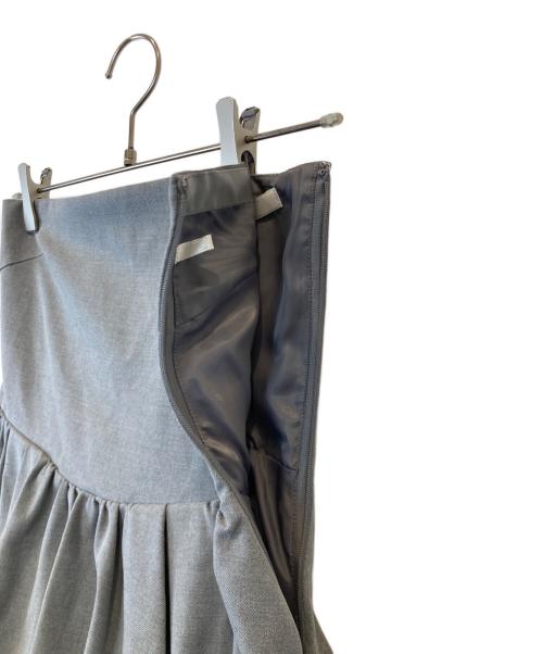 Snidel（スナイデル）Snidel (スナイデル) ペプラムベアトップ　SWFO241094 グレー サイズ: 0の古着・服飾アイテム