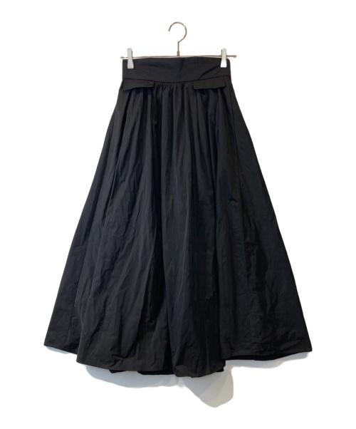 Snidel（スナイデル）Snidel (スナイデル) フリルサスぺンダー付きボリュームスカート　SWFS244216 ブラック サイズ:1の古着・服飾アイテム