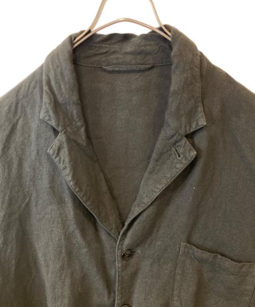 confect（コンフェクト）confect (コンフェクト) 起毛リネンサックジャケット　02243-0014-1 ブラック サイズ:4の古着・服飾アイテム
