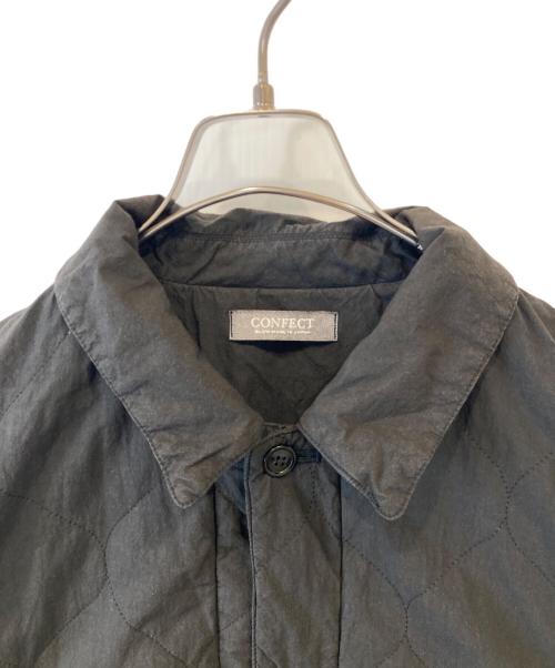 confect（コンフェクト）confect (コンフェクト) コットンラミーキルティングジャケット　02244-0026 ブラック サイズ:4の古着・服飾アイテム