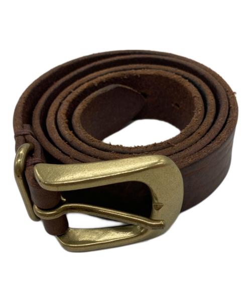 HENDER SCHEME（エンダースキーマ）HENDER SCHEME (エンダースキーマ) shrink shoulder belt ブラウン サイズ:FREEの古着・服飾アイテム