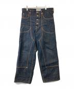 SUGARHILLシュガーヒル）の古着「Classic Double Knee Denim Pants　デニムパンツ　CLASS003」｜インディゴ