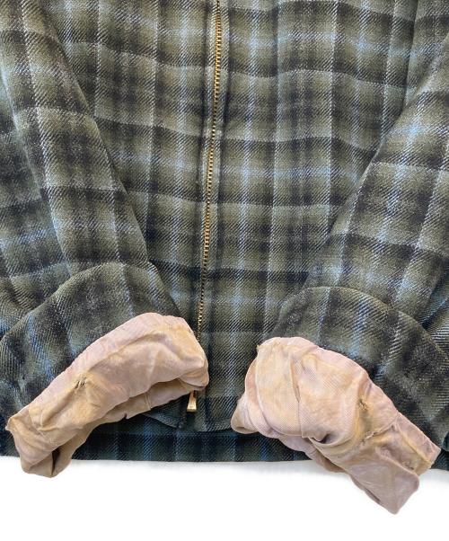 PENDLETON（ペンドルトン）PENDLETON (ペンドルトン) オンブレチェックウールジャケット グリーン サイズ:表示がないため不明の古着・服飾アイテム