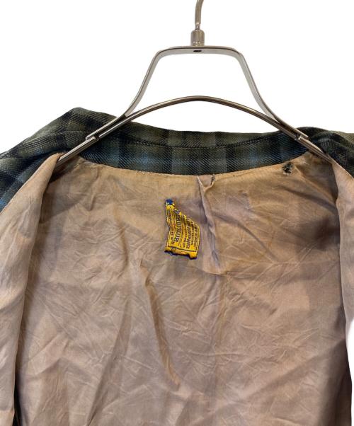 PENDLETON（ペンドルトン）PENDLETON (ペンドルトン) オンブレチェックウールジャケット グリーン サイズ:表示がないため不明の古着・服飾アイテム