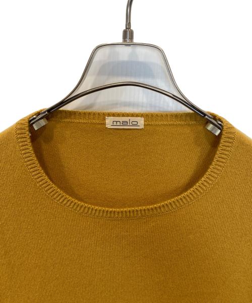 MALO（マーロ）MALO (マーロ) カシミヤニット イエロー サイズ:サイズ表記がないため不明の古着・服飾アイテム
