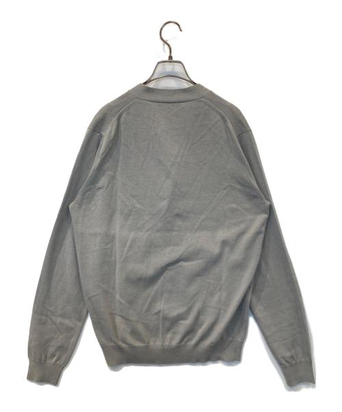 UNITED ARROWS（ユナイテッドアローズ）UNITED ARROWS (ユナイテッドアローズ) コットン ハイゲージ カーディガン 1113-106-4088 ライトグレー サイズ:Lの古着・服飾アイテム