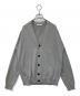 UNITED ARROWS（ユナイテッドアローズ）の古着「コットン ハイゲージ カーディガン 1113-106-4088」｜ライトグレー