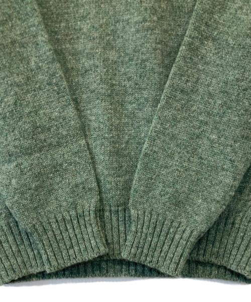 Peter Blance Shetland（ピーターブランス）Peter Blance Shetland (ピーターブランス) ニット グリーン サイズ:38の古着・服飾アイテム