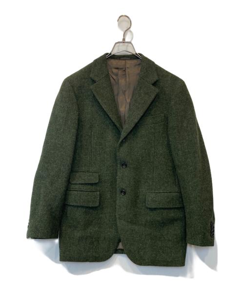 SHIPS（シップス）SHIPS (シップス) テーラードジャケット グリーン サイズ:48の古着・服飾アイテム