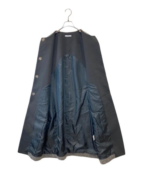 #Newans（ハッシュニュアンス）#Newans (ハッシュニュアンス) ロングコクーンファーベスト グレーの古着・服飾アイテム