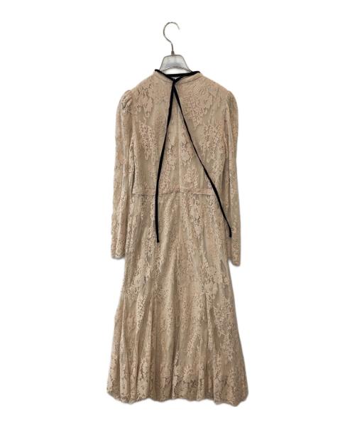 CELFORD（セルフォード）CELFORD (セルフォード) ボウタイレースマーメイドワンピース　CWFO235309 ピンク サイズ:36の古着・服飾アイテム