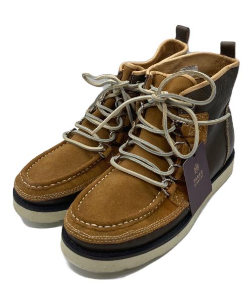 TAKEO KIKUCHI（タケオキクチ）TAKEO KIKUCHI (タケオキクチ) Mountain Casual Boots マウンテンカジュアルブーツTA6505  ブラウン サイズ:25.5cmの古着・服飾アイテム
