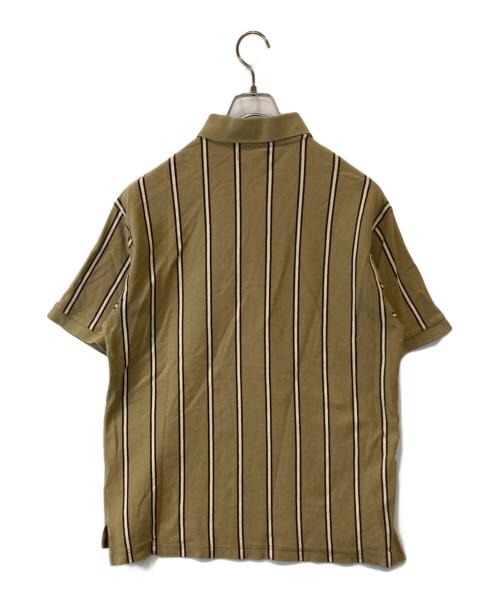 FRED PERRY（フレッドペリー）FRED PERRY (フレッドペリー) ストライプ柄ポロシャツ　FZ1794 ベージュ サイズ:Mの古着・服飾アイテム