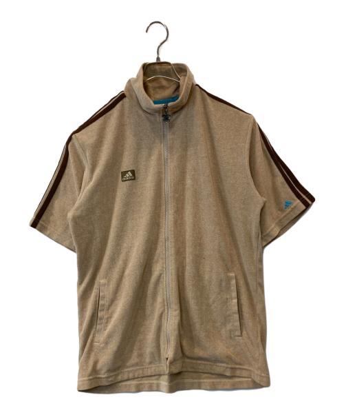 adidas（アディダス）adidas (アディダス) トラックジャケット ブラウン サイズ:L-Oの古着・服飾アイテム