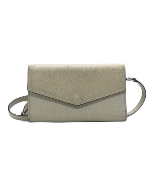 bonaventura（ボナベンチュラ）BONAVENTURA (ボナベンチュラ) ノブレッサ ウォレットポシェット アイボリーの古着・服飾アイテム