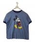 DISNEY（ディズニー）の古着「リンガーTシャツ」｜ネイビー