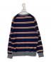 BROOKS BROTHERS (ブルックスブラザーズ) Vネックボーダーニット ネイビー サイズ:L：4000円