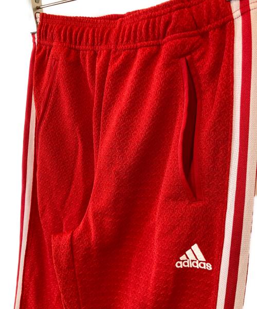 adidas（アディダス）adidas (アディダス) トラックパンツ　S92664 レッド サイズ:S 未使用品の古着・服飾アイテム