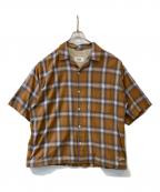 KEBOZケボズ）の古着「オープンカラーシャツ 212-1027」｜ブラウン