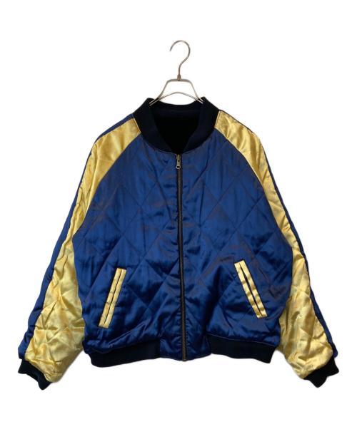 AVIREX（アヴィレックス）AVIREX (アヴィレックス) リバーシンブル別珍ベロアサテン虎刺繍スカジャン　223600 ブラック サイズ:Mの古着・服飾アイテム