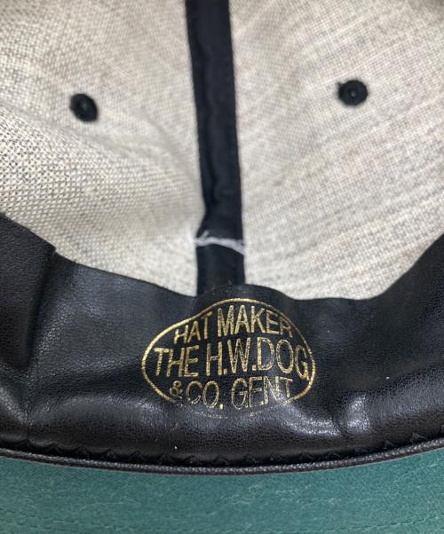 THE H.W.DOG&CO.（エイチダブリュードッグアンドコー）THE H.W.DOG&CO. (エイチダブリュードッグアンドコー) キャップ D-00001 ブラックの古着・服飾アイテム