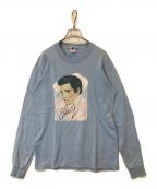 RUSSELL ATHLETICラッセルアスレチック）の古着「90s ロングカットソー」｜ブルー