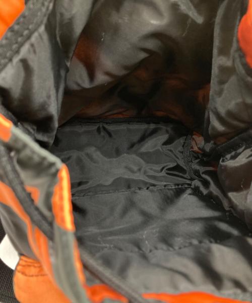 PORTER（ポーター）PORTER (ポーター) BALLOONSAC PS CAMO ver. 384-18192 バッグ オレンジ×ブラックの古着・服飾アイテム