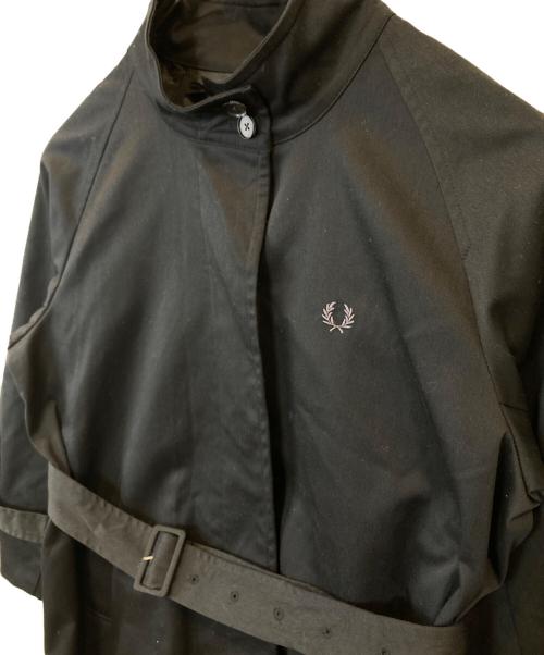 FRED PERRY（フレッドペリー）FRED PERRY (フレッドペリー) スタンドカラーコート　F6297 ブラック サイズ:10 未使用品の古着・服飾アイテム