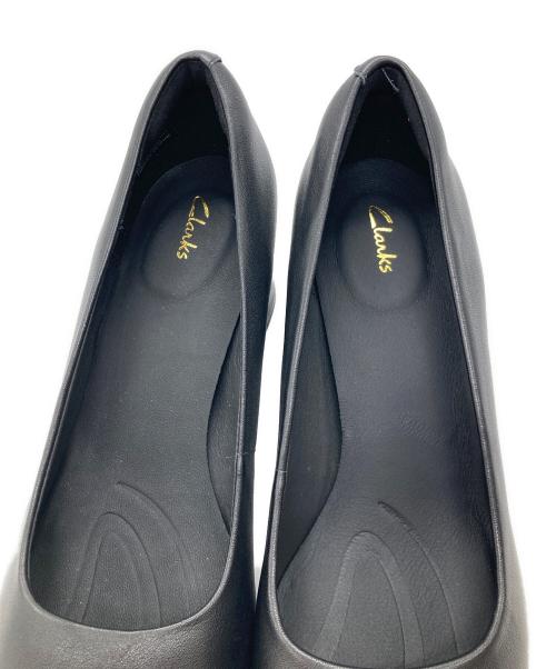 CLARKS（クラークス）CLARKS (クラークス) Sheer55 Court ブラック サイズ:24.5㎝の古着・服飾アイテム