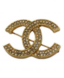 CHANEL（シャネル）の古着「ヴィンテージココマークラインストーンブローチ 174」