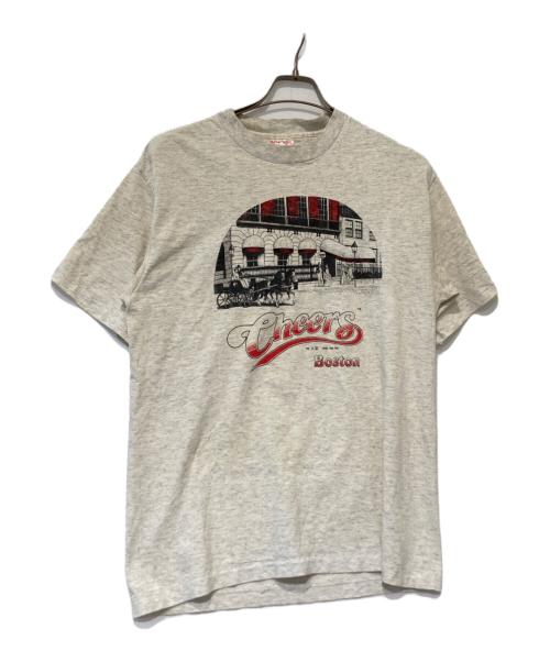 SoF Tee（ソフ ティー）SoF Tee (ソフ ティー) プリントTシャツ グレー サイズ:Lの古着・服飾アイテム