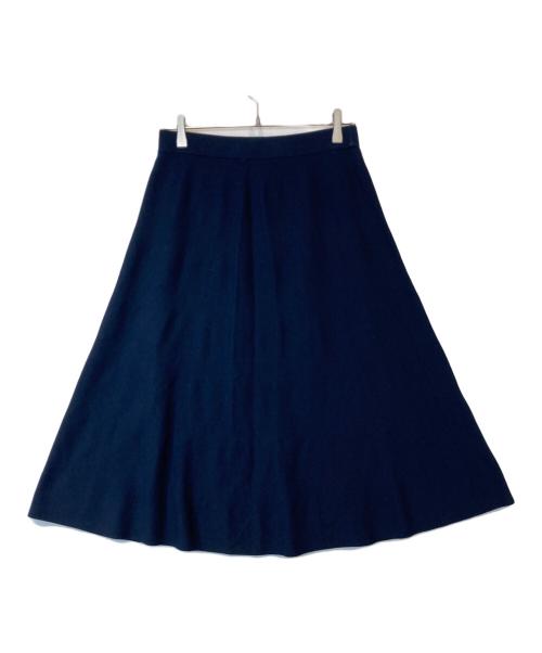 自由区（ジユウク）自由区 (ジユウク) VERY (ヴェリィ) SUPPLE LACE KNIT セットアップ OPWMKM6252 ネイビー サイズ:40の古着・服飾アイテム