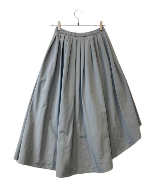 THREE SQUARE（スリースクエア）THREE SQUARE (スリースクエア) ロングスカート スカイブルー サイズ:FREEの古着・服飾アイテム