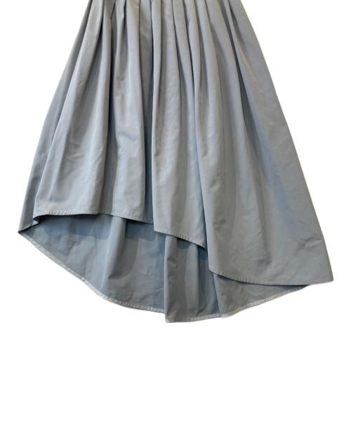 THREE SQUARE（スリースクエア）THREE SQUARE (スリースクエア) ロングスカート スカイブルー サイズ:FREEの古着・服飾アイテム