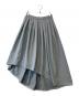 THREE SQUARE（スリースクエア）の古着「ロングスカート」｜スカイブルー