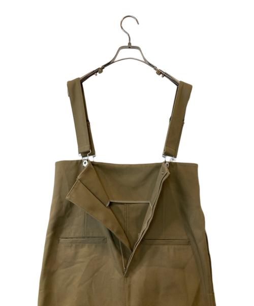 allureville（アルアバイル）allureville (アルアバイル) サスペンダースカート 202320-11-290-11-020 ブラウン サイズ:2の古着・服飾アイテム