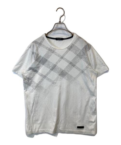 BLACK LABEL CRESTBRIDGE（ブラックレーベル クレストブリッジ）BLACK LABEL CRESTBRIDGE (ブラックレーベル クレストブリッジ) グラデーションTシャツ 51P04-203-02 ホワイト サイズ:Lの古着・服飾アイテム