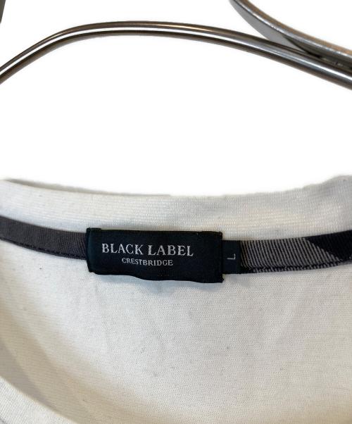 BLACK LABEL CRESTBRIDGE（ブラックレーベル クレストブリッジ）BLACK LABEL CRESTBRIDGE (ブラックレーベル クレストブリッジ) グラデーションTシャツ 51P04-203-02 ホワイト サイズ:Lの古着・服飾アイテム