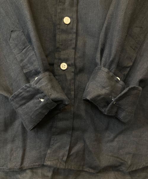 POLO RALPH LAUREN（ポロ・ラルフローレン）POLO RALPH LAUREN (ポロ・ラルフローレン) リネンシャツ ブラック サイズ:Sの古着・服飾アイテム