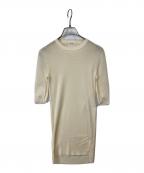 CELINEセリーヌ）の古着「クルーネックニット 2 3AP2/6029」｜アイボリー