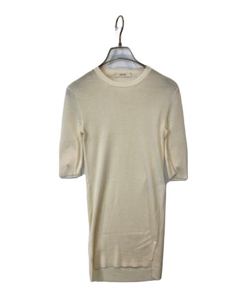 CELINE（セリーヌ）CELINE (セリーヌ) クルーネックニット 2 3AP2/6029 アイボリー サイズ:XSの古着・服飾アイテム