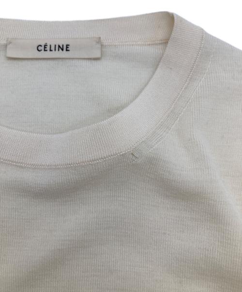 CELINE（セリーヌ）CELINE (セリーヌ) クルーネックニット 2 3AP2/6029 アイボリー サイズ:XSの古着・服飾アイテム