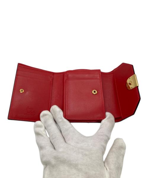 Christian Louboutin（クリスチャン・ルブタン）Christian Louboutin (クリスチャン・ルブタン) ELISA 3つ折り財布 ブラックの古着・服飾アイテム