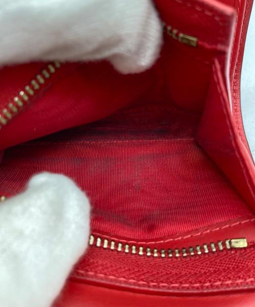 Christian Louboutin（クリスチャン・ルブタン）Christian Louboutin (クリスチャン・ルブタン) ELISA 3つ折り財布 ブラックの古着・服飾アイテム