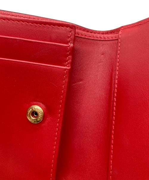 Christian Louboutin（クリスチャン・ルブタン）Christian Louboutin (クリスチャン・ルブタン) ELISA 3つ折り財布 ブラックの古着・服飾アイテム